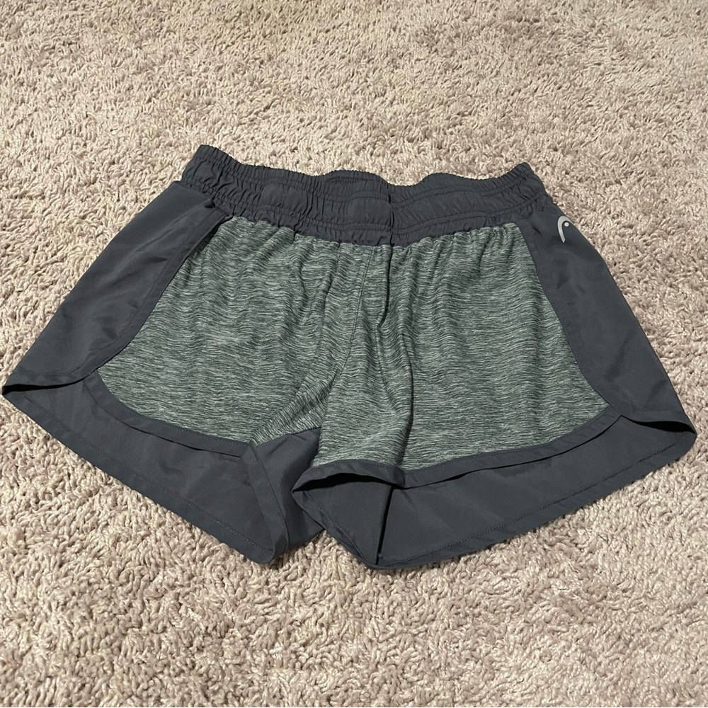 Head athletic shorts gray small
